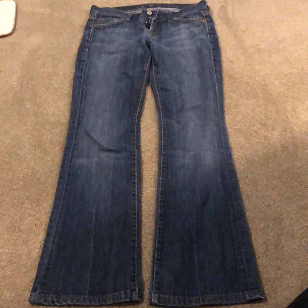 Boot cut jeans